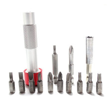 14pcs Professional Screwdriver Set with Aluminum Handles Manual Drilling Repair Set