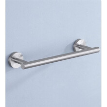 Bathroom Hardware Set Accessories Wall Mounted Stainless Steel Towel Bar Toilet Paper Holder Hook Bathroom Kit Silver