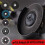 4-Pack 5/8-11 Thread Angle Grinder Flange Nut, Tool-Free Quick Change, Compatible with Most Grinders 5