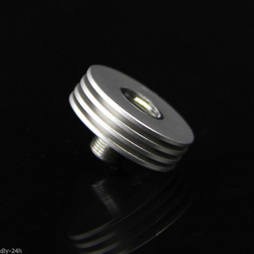 (White)Electronic Nebulizer Cooling Base Aluminum 22mm Heat Sink Adapter Multicolor