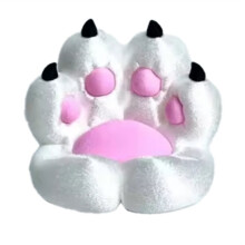 Cute Cat Claw Phone Stand, Pedestal Support Stand Desktop Ornament White