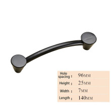 (D)Modern Matte Black Nickel Kitchen Cabinet Handle Door Pull Drawer Knob Hardware