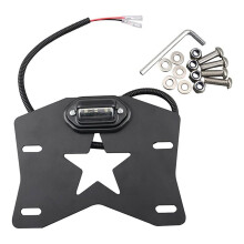 UTV License Plate Bracket with LED Light for RZR, Can Am Maverick X3, for , Cart