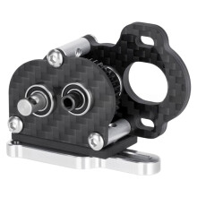 Ultralight Carbon Fiber Transmission Gearbox for 1/10NOD 48P LCG Chassis Builds Rigs RC Crawler Car Upgrade Parts Right