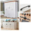 (M)Modern Matte Black Nickel Kitchen Cabinet Handle Door Pull Drawer Knob Hardware 13