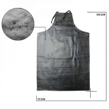 Heavy Duty Waterproof Rubber Vinyl Apron Industrial Pvc Aprons Adjustable Rubber Butcher Apron COW