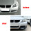 For  3 Series E90 E91 Pre 320I 330I 2005-2008 Front Bumper Lip Angle Diffuser Splitter Spoiler Protector Glossy Black 4