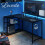 Levede L-Shape Gaming Desk RGB Power Outlet Black 8