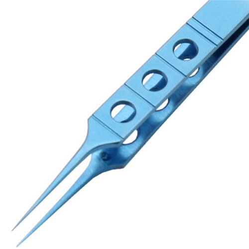Titanium Ophthalmic Micro Tweezers for Pets - Eyelid Forceps & Microsurgical Instruments 8.5CM 2