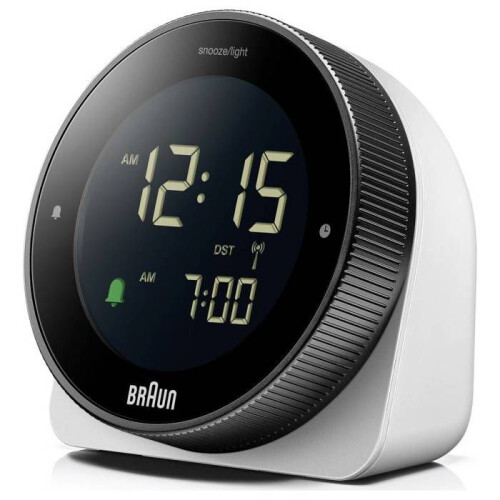 Braun Braun BC24W-DCF Funkwecker schwarz, weiß 1