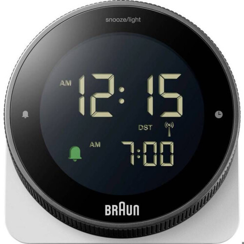 Braun Braun BC24W-DCF Funkwecker schwarz, weiß