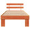 VidaXL vidaXL Bed Frame with Headboard Wax Brown 75 x 190 cm Solid Pine Wood 2