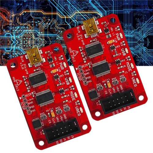 Placa de Desarrollo del Módulo de Interfaz Serial Universal Bus Pirate V3.6 de 2 Piezas 2