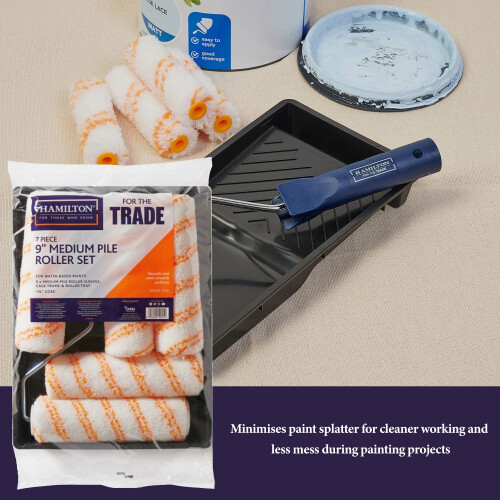 Hamilton Hamilton For The Trade Medium Pile Roller Set 7 Pack 9 Inch 2