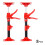 2 Pcs Telescopic Support Bracket Cabinet Support Extension Pole for Woodworking Cabinet Installed Tool 6