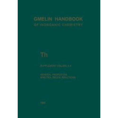 Th Thorium General Properties. Spectra. Recoil Reactions by Robert G.