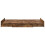 VidaXL vidaXL Storage Bed Frame Smoked Oak 120 x 190 cm Engineered Wood 5