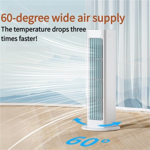 Portable Air Cooler Fan with Remote, 360 Circulating Flow, Strong Cooling 1