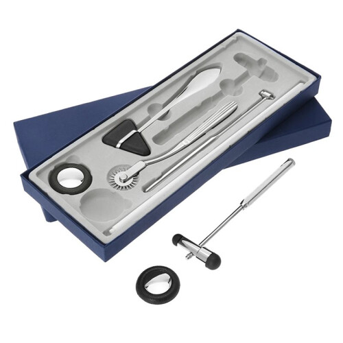 Comprehensive Multifunctional Percussion Hammer Set - Portable Diagnostic Reflex Examination Tool 2