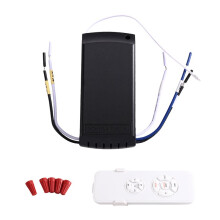 Universele Plafondventilator Afstandsbediening Kit met Stille Verstelbare 3 Windsnelheden/Timer Schakelaar Lamp Zender Ontvanger 220V