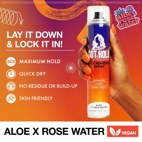 AllDay Got Hold Wig Adhesive Spray 6.76oz / 200ML 2