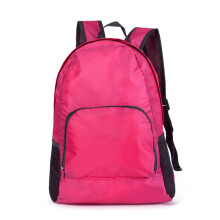 (RoseRed)Outdoor Sports Backpack Travel Daypack Nylon Waterproof Lightweight Folding Bag