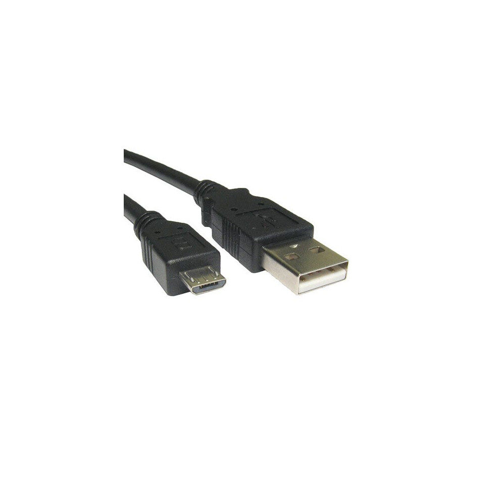 Cablenet 2m USB 2.0 Type A Male - USB Micro Type B Male Black PVC Cable
