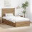 VidaXL vidaXL Bettrahmen Artisan-Eiche 100 x 200 cm Holzwerkstoff 1
