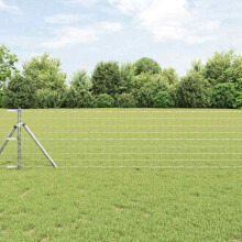 vidaXL Ground Fix Welded Wire Fence 10 x 0.4 m (W x H)