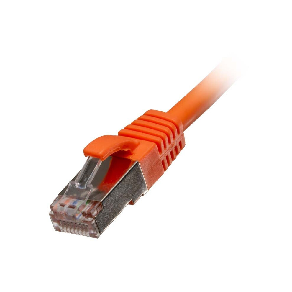 Cablenet 2M Cat6a Rj45 S/Ftp Lsoh 26Awg Snagless Boot Patch Lead (Pk 100) Orange 5056750313230