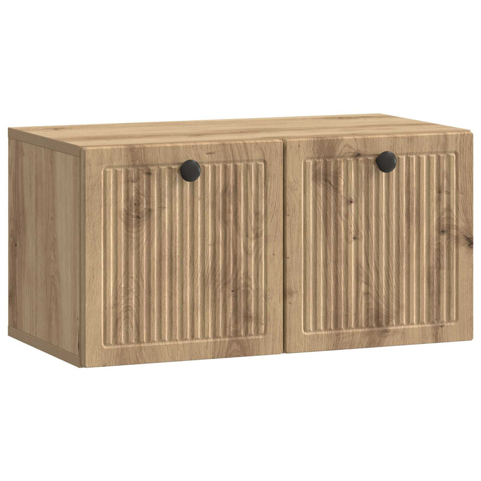 Vidaxl Wall-Mounted Tv Cabinet Artisan Oak 59.5 X 31 X 30 Cm