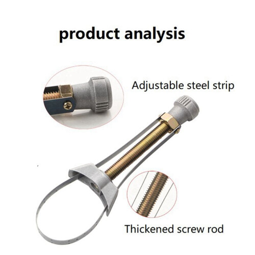 Adjustable Dismounting Tool for Changing Oil of Spanner Oil Filter Elements Spanner Filter 1