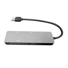 5-In-1 Alles-In-1 Kaartlezer CF//XD/CFAST/TF-Kaart Multifunctionele Draagbare USB-A USB-C Kaartlezer Dockingstation