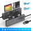 5-In-1 All-In-1 Card Reader CF//XD/CFAST/TF Card Multi-Function Portable USB-A USB-C Card Reader Docking Station 6