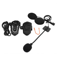 Motorradhelm-Headset, Wasserdicht, 5.0, Gegensprechanlage, Kabelloser KopfhöRer, Stereo mit Mikrofon