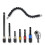Flexible Drill Bit Extension Set 8Pcs, Hex Shank 105Right Angle Drill Bit Attachment, Universal Socket Adapter 1