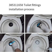 385345892+385311652+385311658 3Inch Toilet Mounting Base for RV Toilet Seal Kit Parts Toilet Accessories