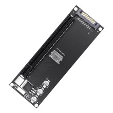 Mainboard SFF-8611 8612 NVMe M.2 SSD to PCIe 4.0 X16 Adapter Expansion Card PCIe X4 Riser Card External
