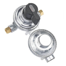 2-Stage Automatic Changeover LP Propane Gas Regulator , 1/4Inch SAE Inverted Flare for RV  Trailer