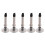 5PCS Universal Stylus Pen Transparent Disc Capacitive Screen Touch Pen Replacement Tip Drawing Writing Nib Pencil 1
