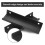 4 PCS Finger  Pull Silver Concealed Handle Modern Style Curved Drawer Handle Aluminum Alloy Invisible Handle Black 2
