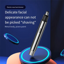 Electric Nose Hair Trimmer Rechargeable Ear Hair Eyebrow Trimmer Hair Cutting Machine Metal Material