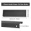 4 PCS Finger  Pull Silver Concealed Handle Modern Style Curved Drawer Handle Aluminum Alloy Invisible Handle Black 7
