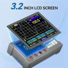 3-In-1 Portable 2-Channel Handheld Oscilloscope 120MHz Bandwidth 500MSa/S + Digital Multimeter Tester Auto Range