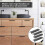 4 PCS Finger  Pull Silver Concealed Handle Modern Style Curved Drawer Handle Aluminum Alloy Invisible Handle Black 5