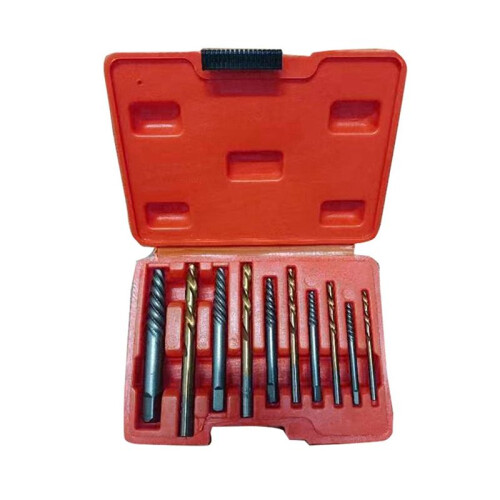 10Pcs Set Screw Extractor Broken Wire Extractor is Used to Remove Fallen Screws and Broken Bolt Hardware Tools.