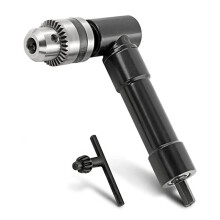 Right-Angle Electric Drill Three-Claw Chuck Corner Device Right-Angle Corner Device with Key Corner Device