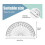 100 Pcs Math Protractors Plastic Protractor 180 Degrees,Protractors Bulk for Classroom, Protractor Set for Engineering 7