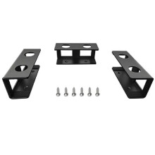 Under Table Laptop Holder Notebook Storage Bracket Stand Mount Desktop Organizer for Home Office Storage Holder Black