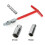 Socket Wrench Set Factory Socket Wrench Red Handle 4 Piece Set 16mm T-Wrench 5